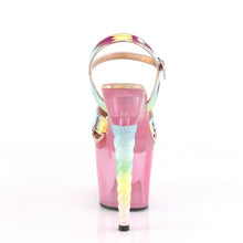 Load image into Gallery viewer, Tacones Pleaser UNICORN-711T Rosa Shifting Bubble