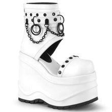 Load image into Gallery viewer, Sandalias Demonia WAVE-22 Blanco Piel vegana