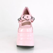 Cargar imagen en el visor de la galería, Zapatos con plataforma Demonia WAVE-48 B. Rosa Hologram Pat