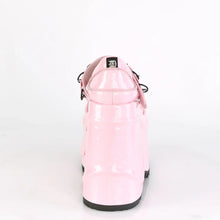 Cargar imagen en el visor de la galería, Zapatos con plataforma Demonia WAVE-48 B. Rosa Hologram Pat