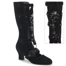 Carregar imagem no visualizador da galeria, Botas Demonia WHIMSY-118 Negro Ante vegano
