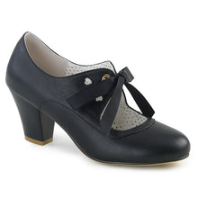 Cargar imagen en el visor de la galería, Tacones Pin Up Couture WIGGLE-32 Negro Piel Sintética