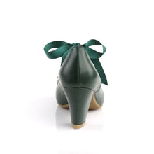 Cargar imagen en el visor de la galería, Tacones Pin Up Couture WIGGLE-32 Dark Verde Piel