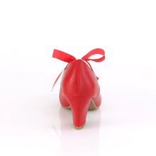 Cargar imagen en el visor de la galería, Tacones Pin Up Couture WIGGLE-32 Rojo Piel Sintética