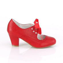 Cargar imagen en el visor de la galería, Tacones Pin Up Couture WIGGLE-32 Rojo Piel Sintética