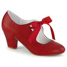 Cargar imagen en el visor de la galería, Tacones Pin Up Couture WIGGLE-32 Rojo Piel Sintética