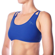 Carregar imagem no visualizador da galeria, Xenia sports bra | Sports bra | Color: yellow | Women's sports bra | Dragonfly Pole Dance Clothes and Bikram Hot Yoga Outfit