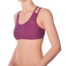 Carregar imagem no visualizador da galeria, Double shoulder straps sports bra | Sports bra | Color: yellow | Women's sports bra | Dragonfly Pole Dance Clothes and Bikram Hot Yoga Outfit