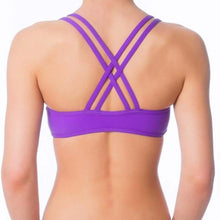 Carregar imagem no visualizador da galeria, Xenia sports bra | Sports bra | Color: yellow | Women's sports bra | Dragonfly Pole Dance Clothes and Bikram Hot Yoga Outfit