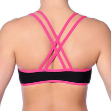 Carregar imagem no visualizador da galeria, Xenia sports bra | Sports bra | Color: yellow | Women's sports bra | Dragonfly Pole Dance Clothes and Bikram Hot Yoga Outfit