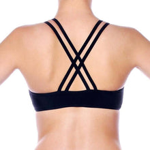 Carregar imagem no visualizador da galeria, Xenia sports bra | Sports bra | Color: yellow | Women's sports bra | Dragonfly Pole Dance Clothes and Bikram Hot Yoga Outfit