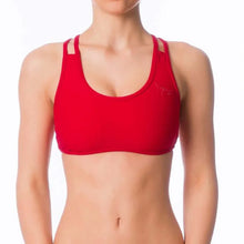 Carregar imagem no visualizador da galeria, Xenia sports bra | Sports bra | Color: red | Women's sports bra | Dragonfly Pole Dance Clothes and Bikram Hot Yoga Outfit