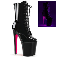 Carregar imagem no visualizador da galeria, Tacones Pleaser XTREME-1020TT Negro Charol Neon