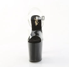 Carregar imagem no visualizador da galeria, Tacones Pleaser XTREME-808SPRS Transparente Negro Pewter