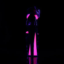 Load image into Gallery viewer, Tacones Pleaser XTREME-875TT Negro Charol Neon