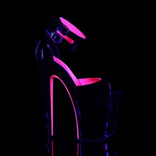Load image into Gallery viewer, Tacones Pleaser XTREME-875TT Negro Charol Neon