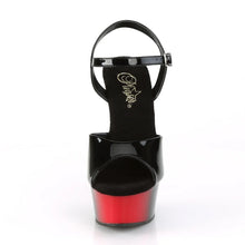 Load image into Gallery viewer, Pleaser Pole Dance Shoes DELIGHT-609BR - BRIGHT BLACK RED
