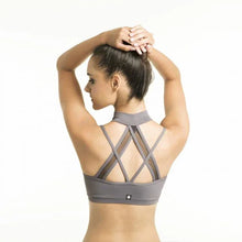 Cargar imagen en el visor de la galería, Top Poledancerka X TOP GRIS - VIVE POLE