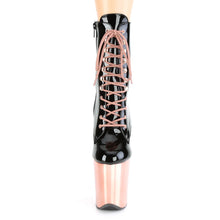 Carregar imagem no visualizador da galeria, Botas de pole dance PLEASER FLAMINGO 1020 - Rose Gold Chrome