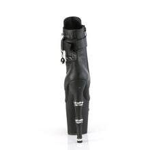 Carregar imagem no visualizador da galeria, Botas de pole dance PLEASER RAPTURE 1020STR Preto Mate Prata