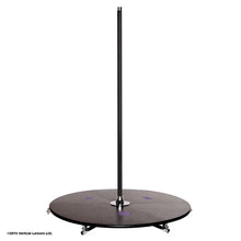 Cargar imagen en el visor de la galería, Barra pole dance X-POLE X-STAGE LITE portátil Negra 45mm