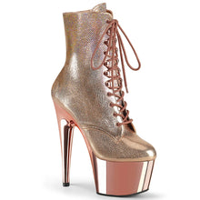 Cargar imagen en el visor de la galería, Botas Pole Dance PLEASER ADORE - ORO CROMADO