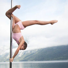 Cargar imagen en el visor de la galería, Conjunto Niña Poledancerka Diamante ROSA - VIVE POLE