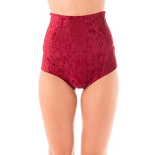 Cargar imagen en el visor de la galería, Shorts de cintura alta Betty Velvet Dragonfly