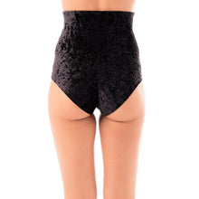 Cargar imagen en el visor de la galería, Shorts de cintura alta Betty Velvet Dragonfly