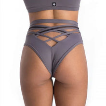 Cargar imagen en el visor de la galería, Short Poledancerka X High Leg Bottom Grey GRIS - VIVE POLE