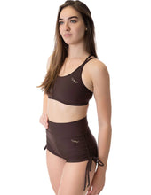 Load image into Gallery viewer, Emma high-waisted drawstring shorts — Dragonfly
