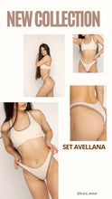 Load image into Gallery viewer, Set Pole Dance KAIA Wear Avellana · Beige Bicolor
