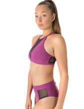 Cargar imagen en el visor de la galería, Conjunto Pole Dance Dragonfly Top Victoria con Shorts Molly malla 24/48 HRS

