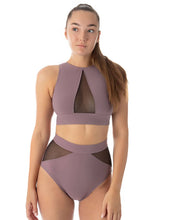 Load image into Gallery viewer, Top deportivo Rachel Mesh Dragonfly - lilac / mesh
