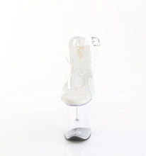 Carregar imagem no visualizador da galeria, Sandália Pole Dance PLEASER FLAMINGO-808PREM CLEAR 24/48HRS 
