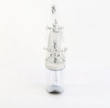 Load image into Gallery viewer, Pole Dance Pleaser Sandal FLAMINGO-808PREM-STN Transparent 20 cm
