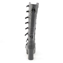 Load image into Gallery viewer, Demonia Gothika-160 Black | Vegan Tall Goth Boots
