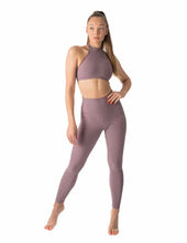 Load image into Gallery viewer, High waist yoga leggings Adele | Leggings | Color: lilac | Yoga Leggings | Dragonfly Pole Wear and Bikram Hot Yoga Clothes
