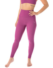 Load image into Gallery viewer, High waist yoga leggings Adele | Leggings | Color: ruby | Yoga Leggings | Dragonfly Pole Wear and Bikram Hot Yoga Clothes
