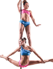 Cargar imagen en el visor de la galería, Hot pants frilled | Shorts | Color: mint | Pole Shorts | Dragonfly Pole Dance Clothing and Bikram Hot Yoga Wear

