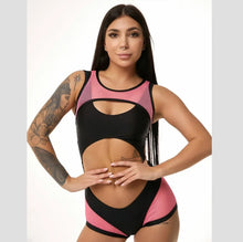 Load image into Gallery viewer, Jumpsuit Polerina Wear Black Pink
