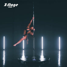 Cargar imagen en el visor de la galería, Barra pole dance X-POLE X-STAGE PRO portátil estática y giratoria
