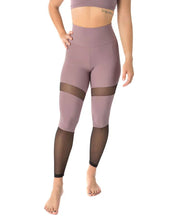 Carregar imagem no visualizador da galeria, Leggings Barbara Mesh Dragonfly - lilac / mesh
