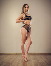 Cargar imagen en el visor de la galería, Nicole Top Mocha – Top Deportivo Edición Limitada | Dragonfly 24/48 Hrs
