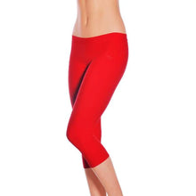 Cargar imagen en el visor de la galería, Leggings Capri Trisha Dragonfly - red
