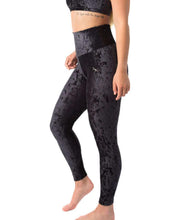 Load image into Gallery viewer, Velvet leggings Adele | Leggings | Color: purple velvet | Yoga Leggings | Dragonfly Pole Wear and Bikram Hot Yoga Clothes
