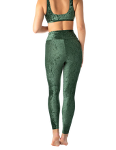 Load image into Gallery viewer, Velvet leggings Adele | Leggings | Color: purple velvet | Yoga Leggings | Dragonfly Pole Wear and Bikram Hot Yoga Clothes
