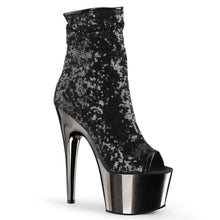 Cargar imagen en el visor de la galería, Tacones Pleaser ADORE-1008SQ Negro Sequins Dark
