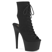 Cargar imagen en el visor de la galería, Tacones Pleaser ADORE-1016 Negro Faux Suede
