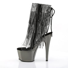 Load image into Gallery viewer, Tacones Pleaser ADORE-1017RSF Transparente Negro Dark
